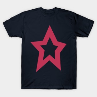 Color of the Year 2023 Viva Magenta Star T-Shirt